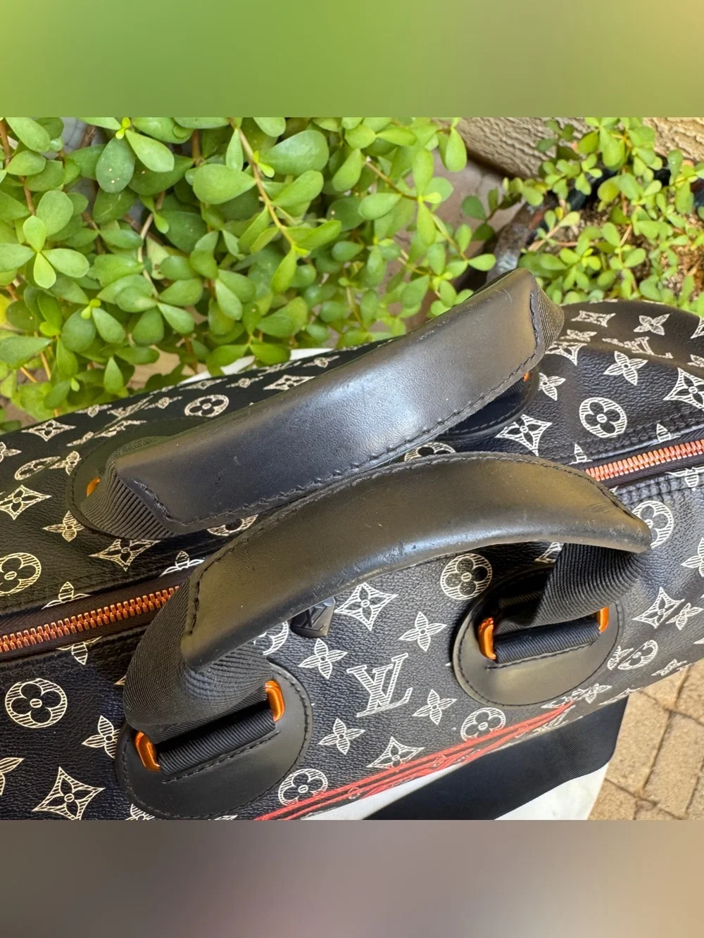 Louis Vuitton Monogram Ink Upside Down Speedy Bandouliere 40